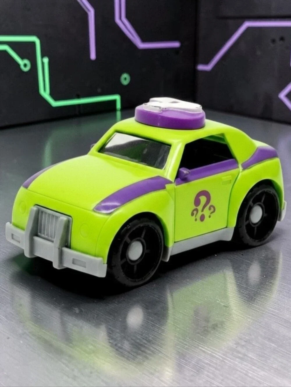 2009 Fisher Price Imaginext DC Super Friends The Riddler Car Vehicle Toy Mattel.
